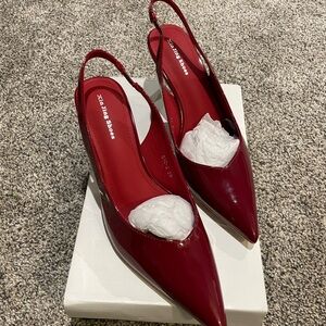 Red Slingback Heels